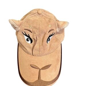 Tan Lion Face Cap
